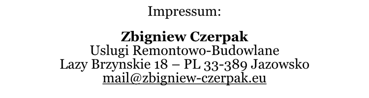 Kontakt und Impressum